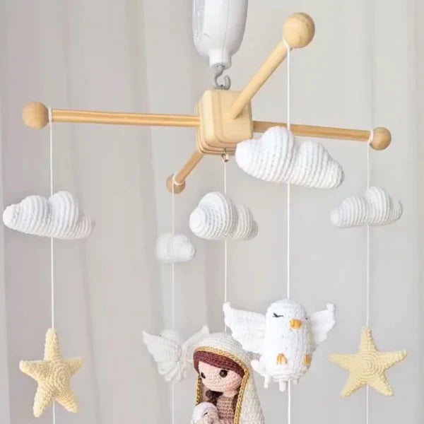 Móbile de Fé | Nossa Senhora e o Menino Jesus - 16 PEÇAS