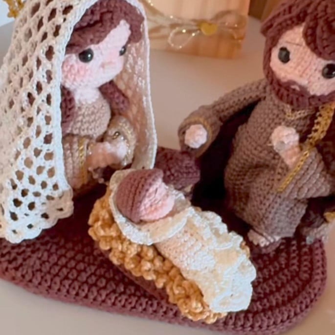 Sagrada Família com Base e Estrela Guia